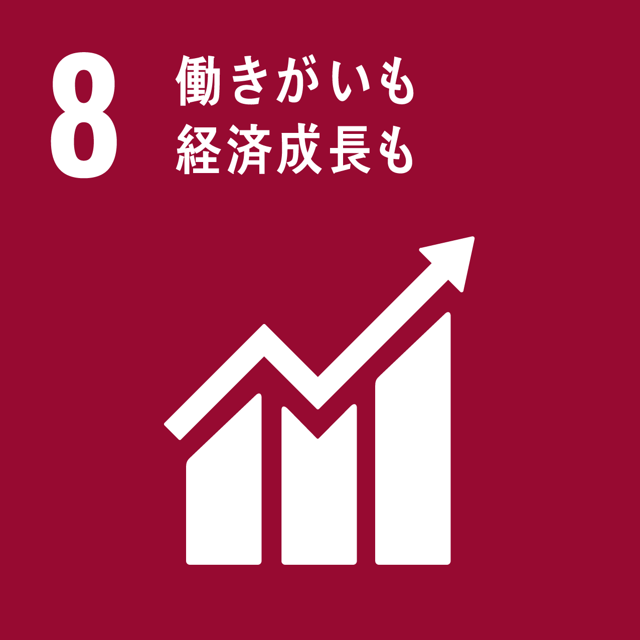 ゴール8：働きがいも経済成長も